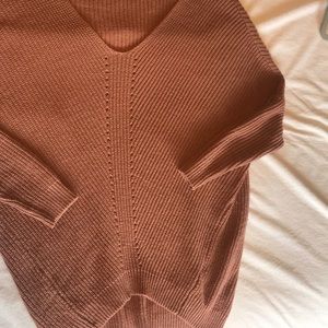 Blush pink Charlotte Russe 3/4 sleeve sweater